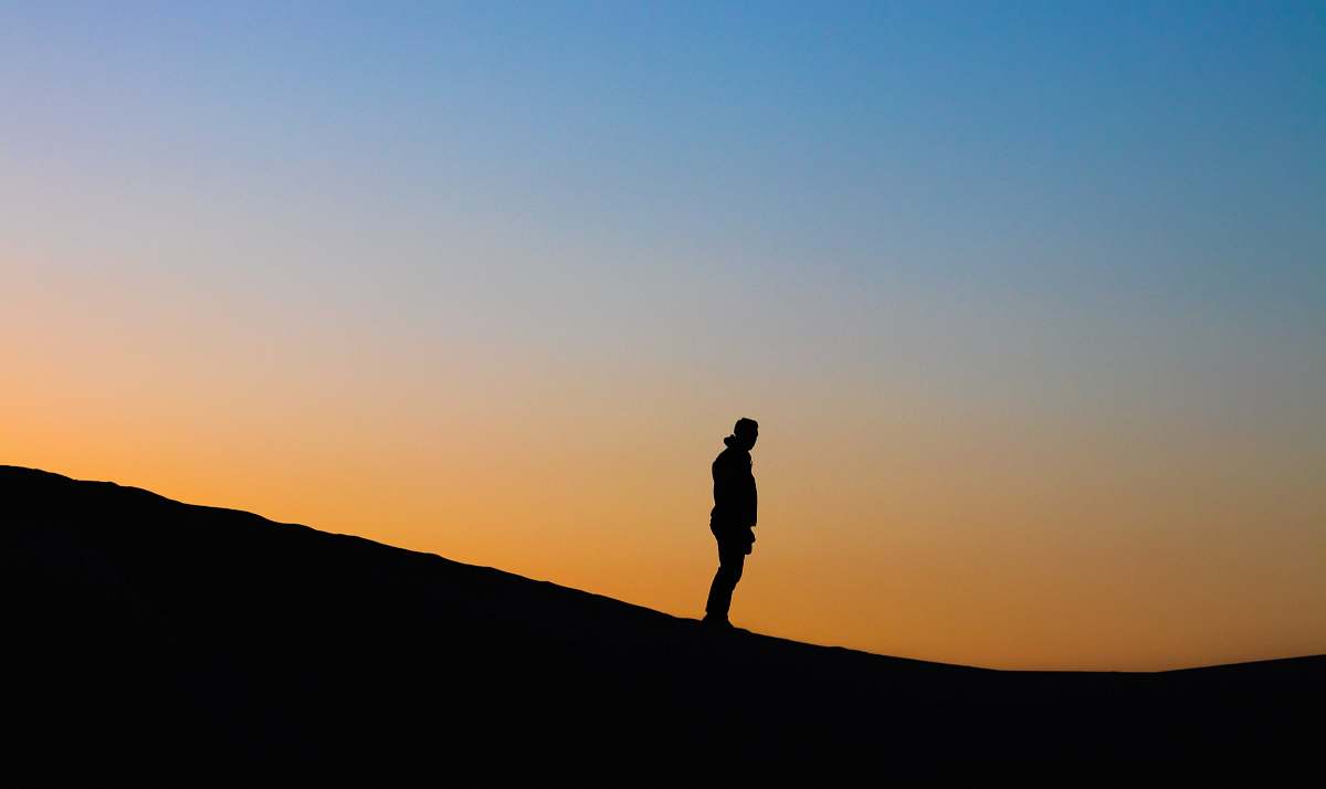 pismo beach man's silhouette photo during golden hour united states